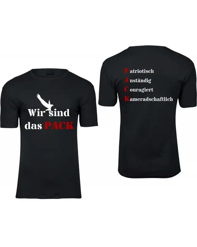 Herren Premium T-Shirt (Wir sind das Pack) Bild 3