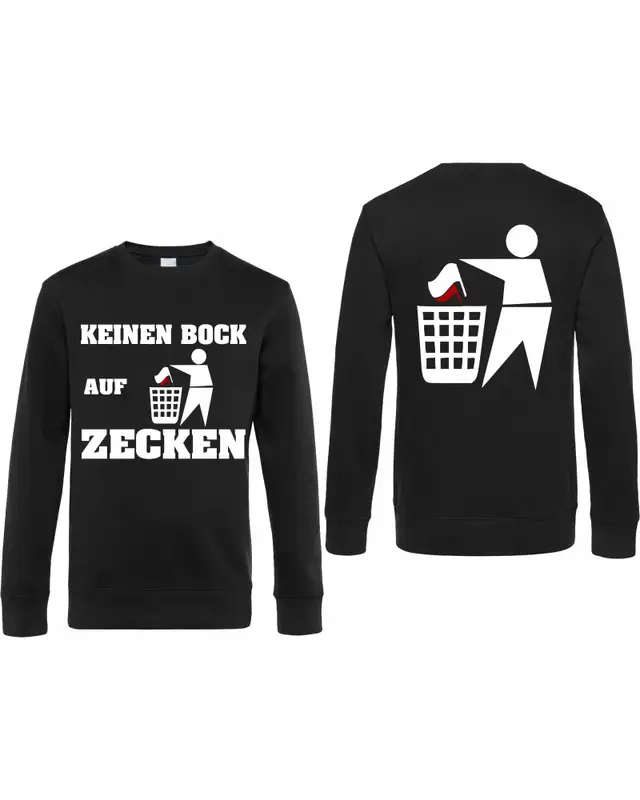 Herren Pullover (Keinen Bock auf Zecken) Bild 3