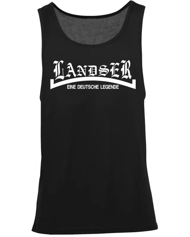 Herren Tanktop "Sport" (Landser, weiß)
