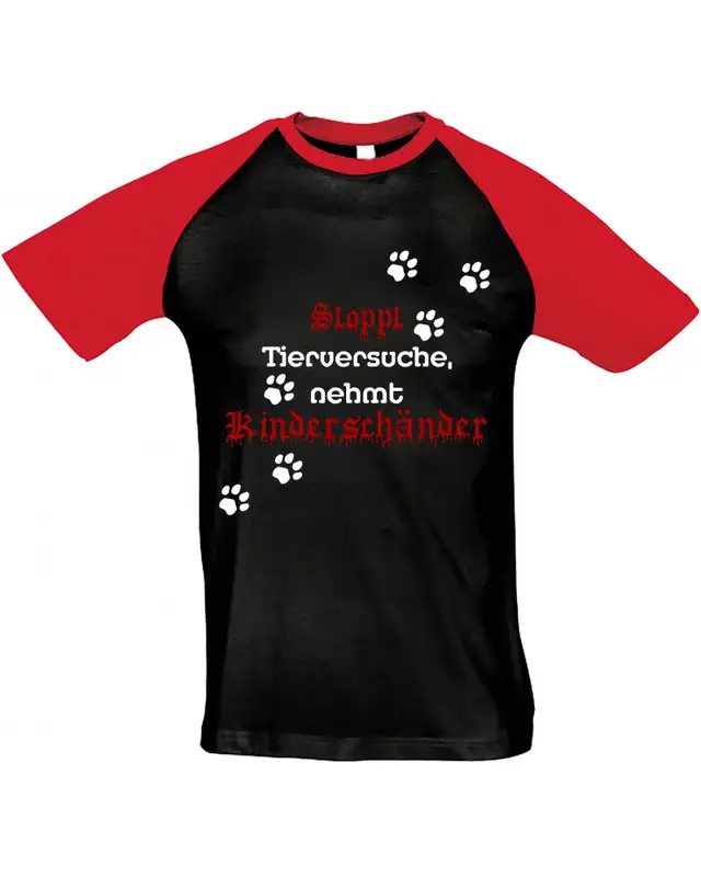 Herren T-Shirt "Bragi" (Stoppt Tierversuche, nehmt Kinderschänder)