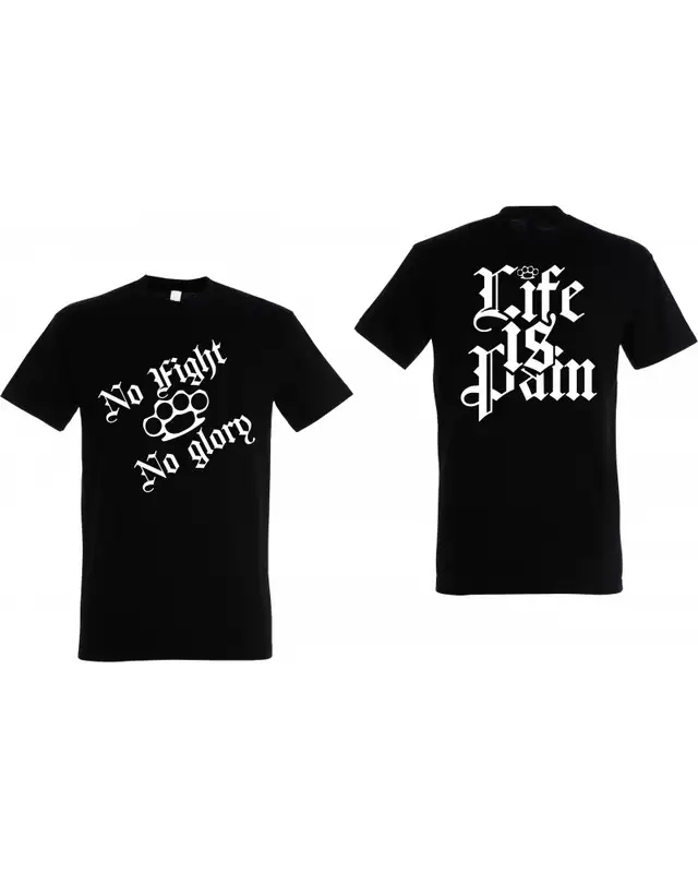 Herren T-Shirt (Life is Pain) Bild 3