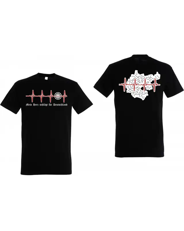 Herren T-Shirt (Mein Herz schlägt für Deutschland) Bild 3