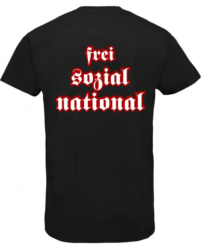 Herren V-Ausschnitt T-Shirt (Nationalist, FSN) Bild 2