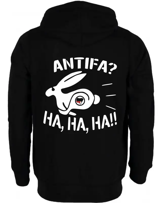 Kinder Kapuzen-Jacke (Antifa, ha ha ha)