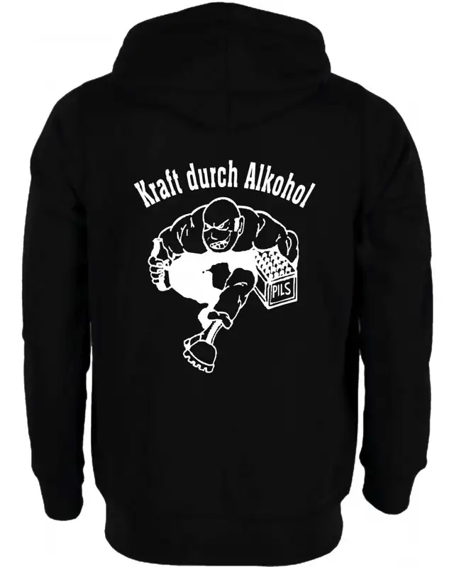 Kinder Kapuzen-Jacke (Kraft durch Alkohol)