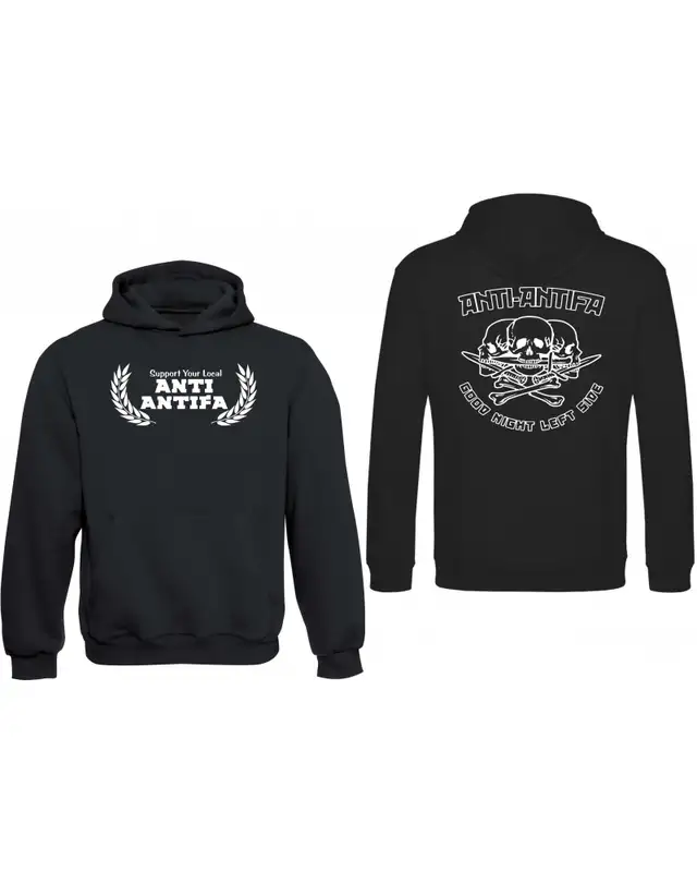 Kinder Kapuzen-Pullover (Anti-Antifa) Bild 3