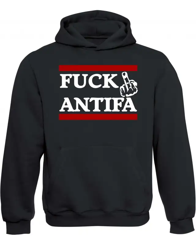 Kinder Kapuzen-Pullover (Fuck Antifa)