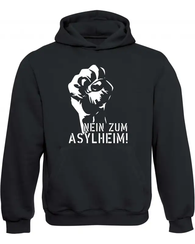 Kinder Kapuzen-Pullover (Nein zum Asylheim)