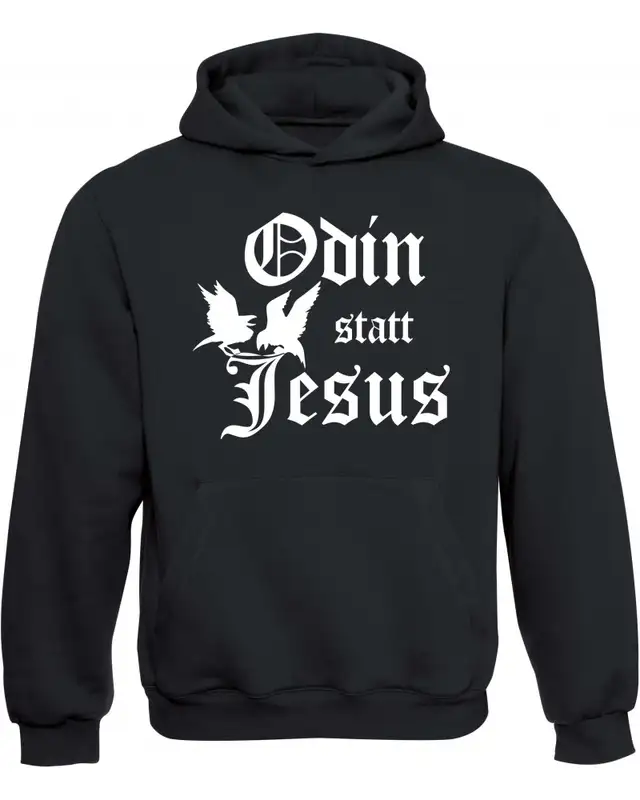 Kinder Kapuzen-Pullover (Odin statt Jesus)