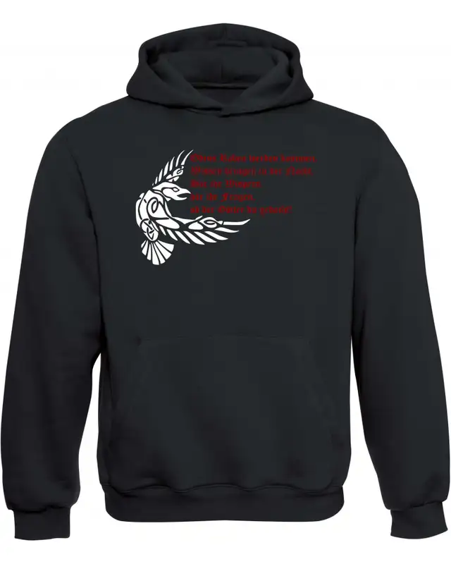 Kinder Kapuzen-Pullover (Odins Raben werden kommen)