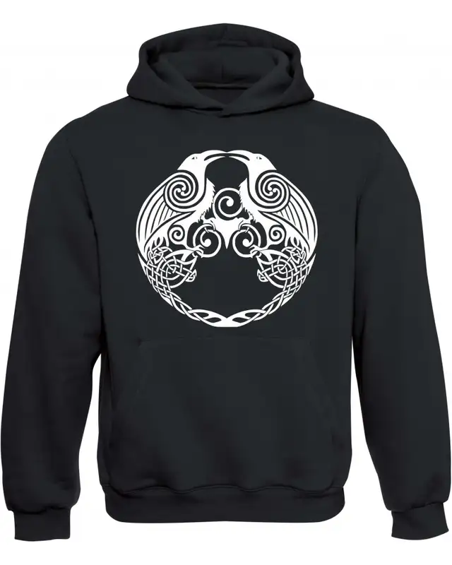 Kinder Kapuzen-Pullover (Raben)