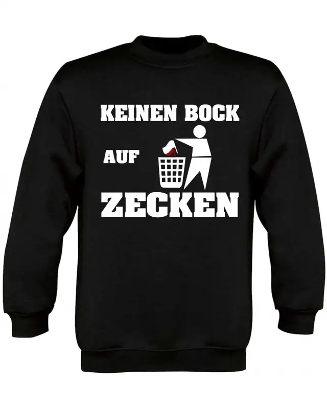Kinder Pullover (Keinen Bock auf Zecken)
