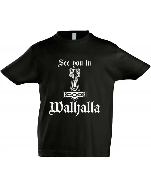 Kinder T-Shirt (See you in Walhalla Thorhammer)