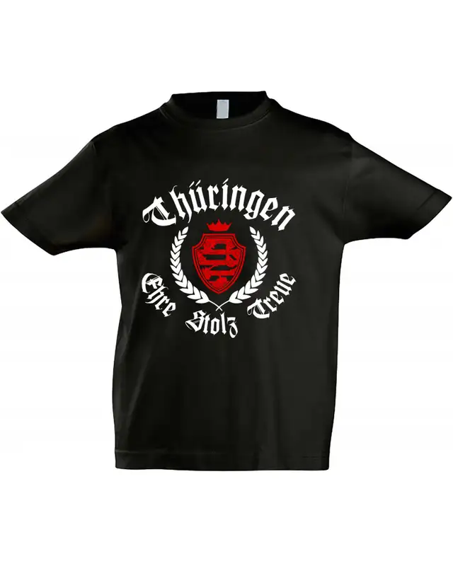 Kinder T-Shirt (Thüringen, ehre stolz treue)