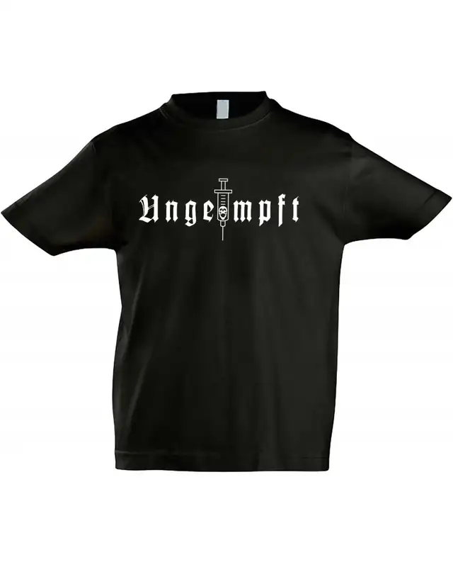 Kinder T-Shirt (Ungeimpft, Einfarbig)