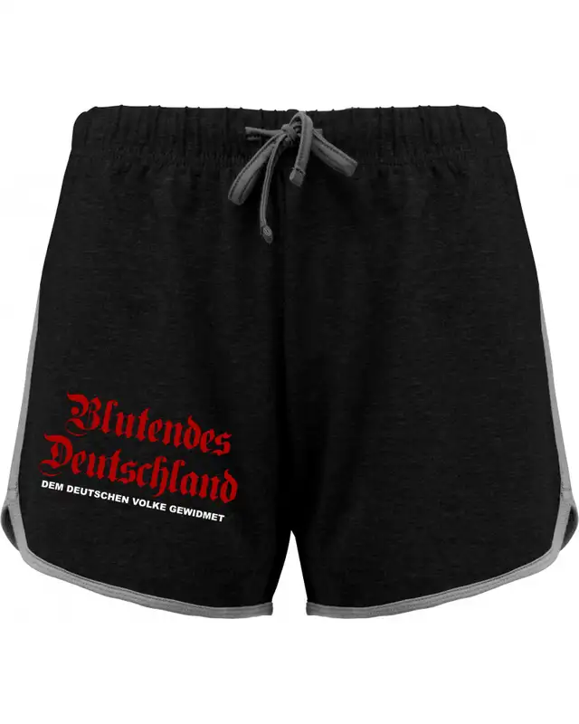 Kurze Damensporthose (Blutendes Deutschland)