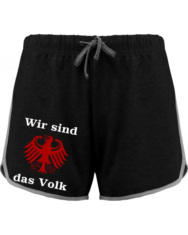 Kurze Damensporthose (Wir sind das Volk)