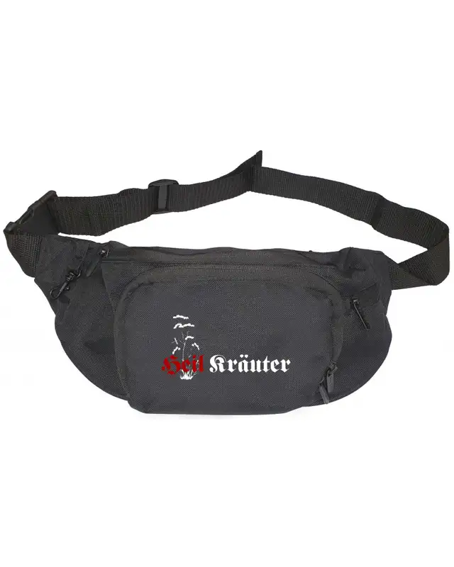 V1 Bestickte Gürteltasche (Heil Kräuter)
