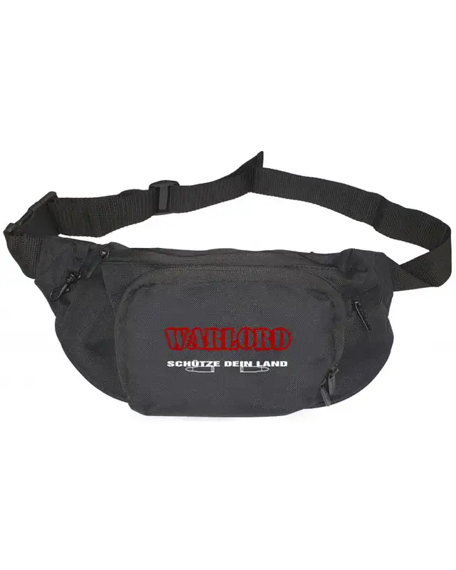 V1 Bestickte Gürteltasche (Warlord, schütze dein Land)