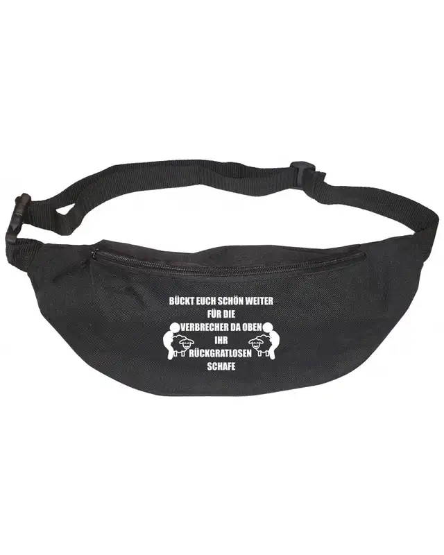 V2 Bestickte Gürteltasche (Bückt euch schön weiter)