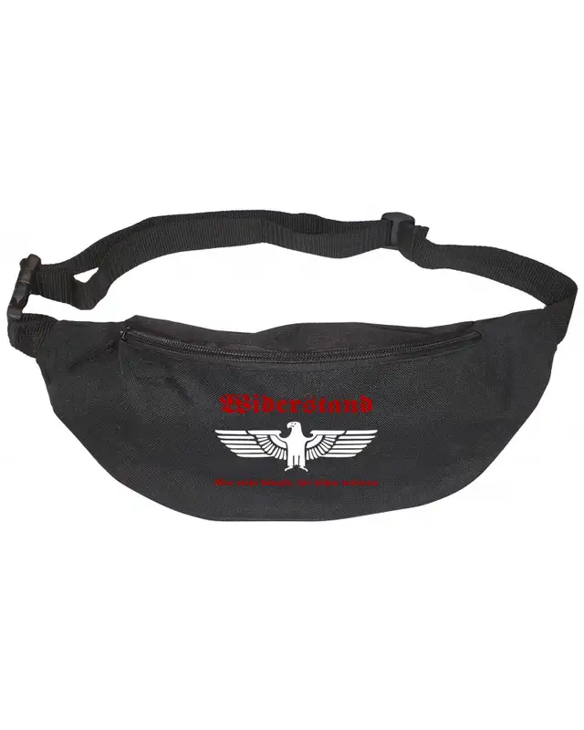 V2 Bestickte Gürteltasche (Widerstand, wer nicht kämpft hat verloren)