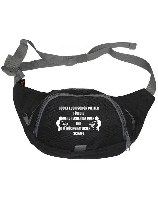 V3 Bestickte Gürteltasche (Bückt euch schön weiter)