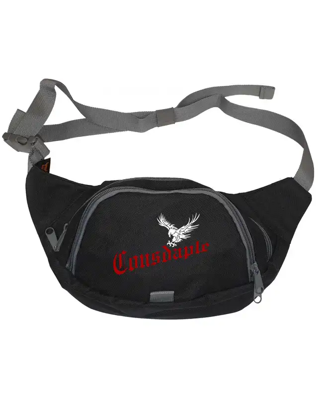 V3 Bestickte Gürteltasche (Consdaple, Adler im Flug)