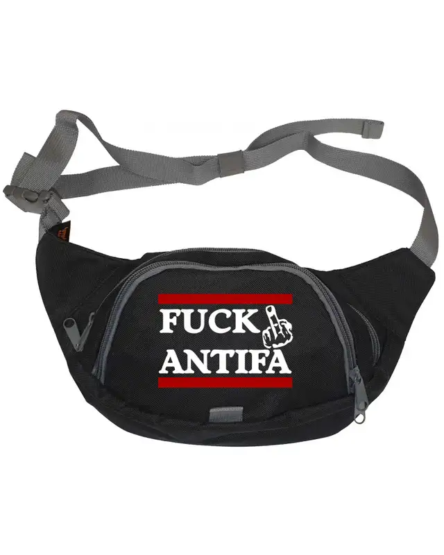 V3 Bestickte Gürteltasche (Fuck Antifa)