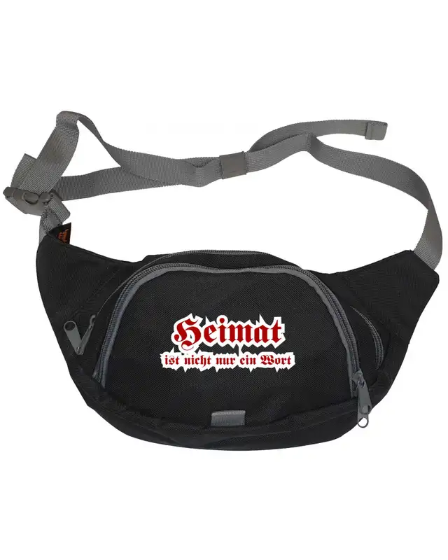 V3 Bestickte Gürteltasche (Heimat ist nicht nur ein Wort)