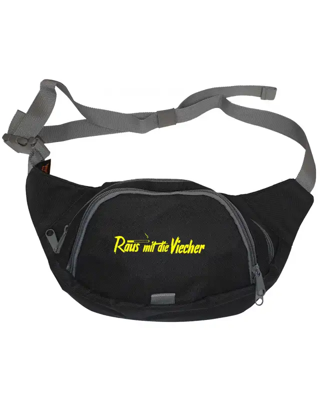 V3 Bestickte Gürteltasche (Raus mit die Viecher)